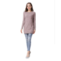 PK18A73HX Pullover Women Dress Round Neck Cashmere Sweater